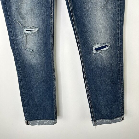 Silver Beau Slim Leg Jeans Womens Size 27 Mid Rise Ankle - Picture 3 of 12